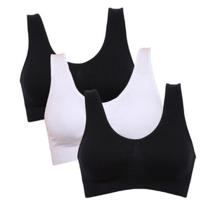 3pcs Set Seamless Push Up Bra