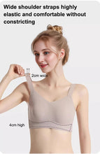 Load image into Gallery viewer, Anti-sagging large breast support Ice Silk bra with secondary breasts