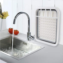 Load image into Gallery viewer, Basin Basket Dish Rack Kitchen Folding Silicone Dish Washing Drainer