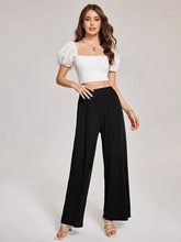 Load image into Gallery viewer, (🎁LAST DAY 57% OFF)🔥Solid Elastic Waist Wide Leg Pants(Buy 2 Free Shipping)