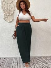 Load image into Gallery viewer, (🎁LAST DAY 57% OFF)🔥Solid Elastic Waist Wide Leg Pants(Buy 2 Free Shipping)