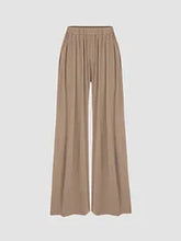 Load image into Gallery viewer, (🎁LAST DAY 57% OFF)🔥Solid Elastic Waist Wide Leg Pants(Buy 2 Free Shipping)