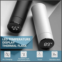 Load image into Gallery viewer, Temperature Stainless Steel Hot &amp; Cold Flask Bottle